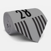 Texte de noir de cravate de piste (Roulé)