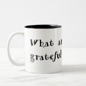 texte de noir de tasse de gratitude (Gauche)