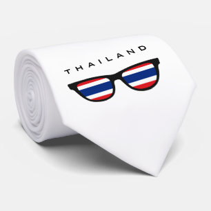 Texte de nuances de la Thaïlande et cravate faits