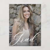 texte de script carte de postale pour annoncer une (Devant)