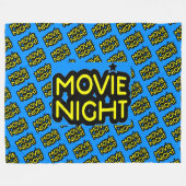 Texte de soirée cinéma sur la couverture bleue (Devant (Horizontal))
