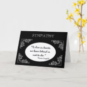 Texte des cartes de sympathie à customiser (Fleur jaune)