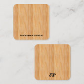 Texte désordonné Modèle Monogramme en bois (Devant / Derrière)