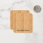 Texte désordonné Modèle Monogramme en bois (Devant/Arrière en situation)