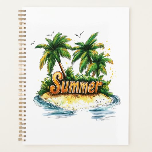 Texte d'été - Tropical Summer Island (Devant)