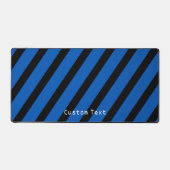 Texte d'ordinateur à rayures bleues et noires (Recto)