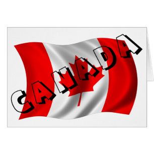 Texte du Canada sur le drapeau canadien