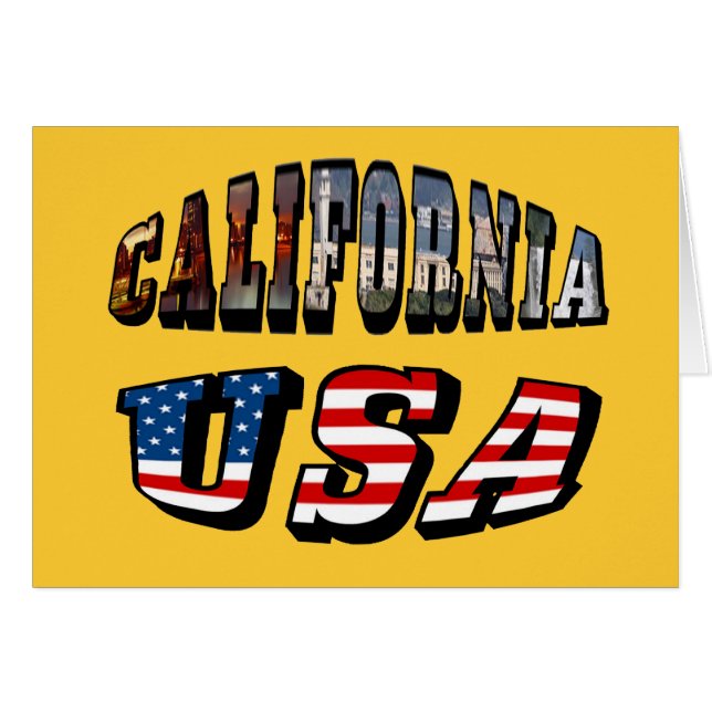 Texte du drapeau de la Californie (Devant Horizontal)