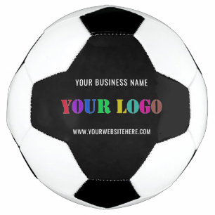 Texte du logo de votre entreprise Ballon de footba