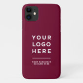 Texte du logo personnalisé coques iphone Apple Pas (Dos)