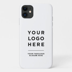 Texte du logo personnalisé coques iphone Apple Pas