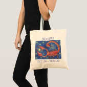 Texte du sac fourre-tout de Scorpio Zodiac (Devant (produit))