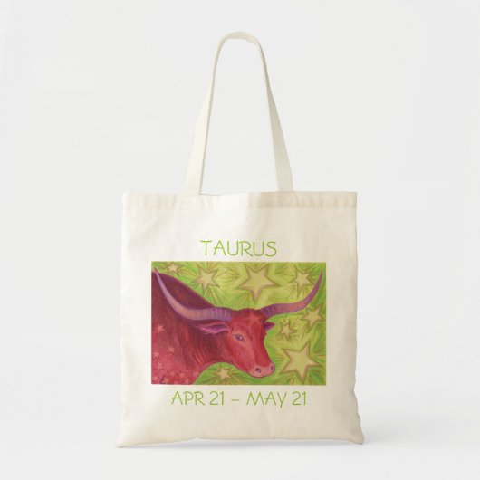 Texte du sac fourre-tout Zodiac Taurus (Devant)