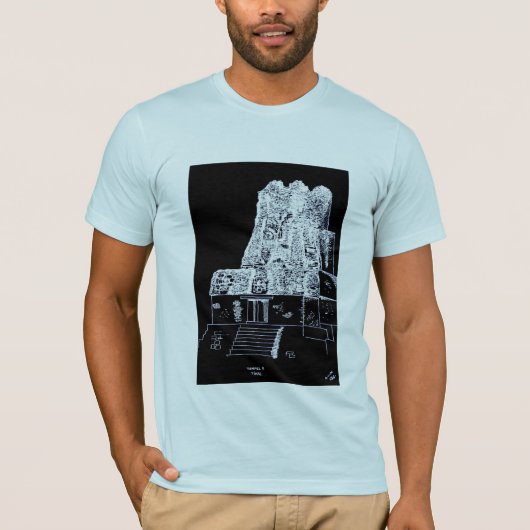 Texte du T-shirt W. de Tikal : TEMPEL II TIKAL, (Devant)