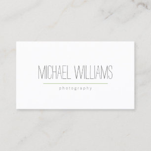 Texte écrit à la main Carte de visite du photograp
