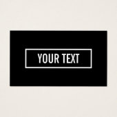 Texte éditable moderne en cadre de style de logo b (Devant)