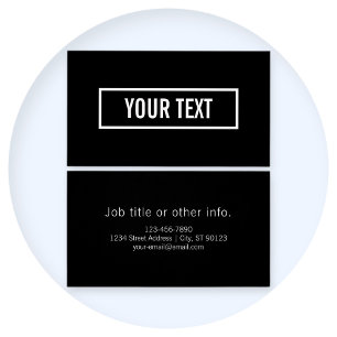 Texte éditable moderne en cadre de style de logo b