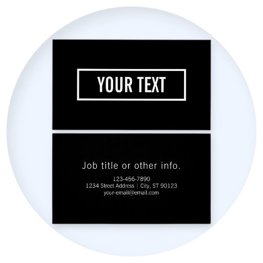 Texte éditable moderne en cadre de style de logo b