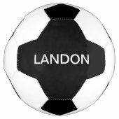 Texte éditable moderne | Noir & Blanc (Devant)