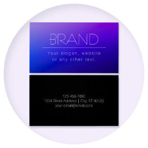Texte élégant et modifiable & Couleur violette mod