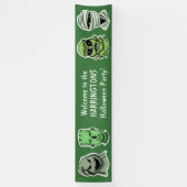 Texte et couleur personnalisés Bannière Créations (Vertical)