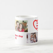 Texte et photo Collage de café Mug pour la fête de (Centre)