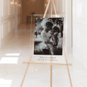 Texte et photo simple et élégant | Bienvenue Maria