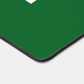 Texte HOCKEY blanc gras sur fond vert forêt athlét (Coin)