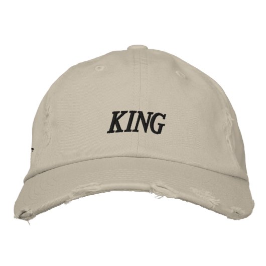 Texte imprimé Coton brodé Casquette Casquettes  (Devant)