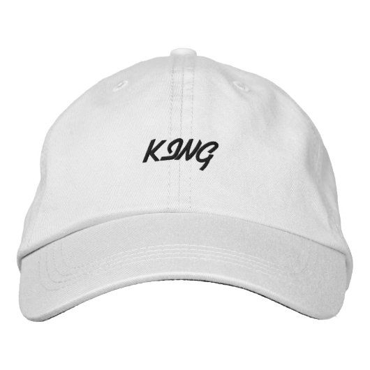 Texte imprimé Coton brodé Casquette Casquettes  (Devant)