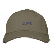 Texte imprimé Coton brodé Casquette Casquettes