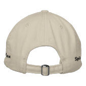 Texte imprimé Coton brodé Casquette Casquettes (Dos)