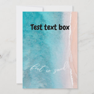 Texte invitation de plage