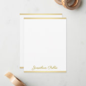 Texte manuscrit personnalisé Modèle plat (Devant/Arrière en situation)