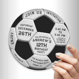 Texte minimal sur une invitation d'anniversaire av