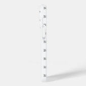 Texte minimum Iphone personnalisé 14 Coque (Verso / Gauche)