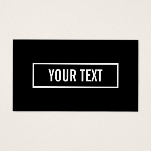 Texte modifiable moderne dans le cadre style logo  (Devant)