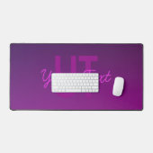 Texte monogramme modifiable moderne & Ombre violet (Clavier et souris)