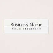 Texte noir classique simple sur blanc (Devant)