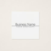 Texte noir classique simple sur blanc (Devant)