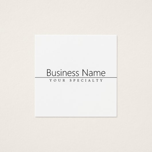 Texte noir classique simple sur blanc (Devant)