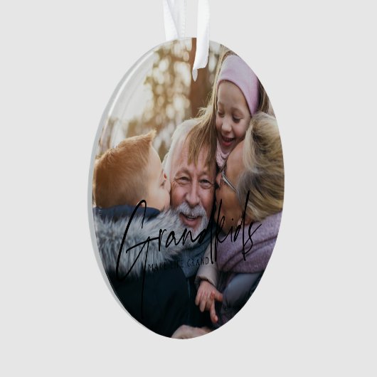 Texte noir | Les petits-enfants font la vie Grand (devant)