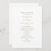 Texte or simple Mariage blanc ii Programme (Devant / Derrière)