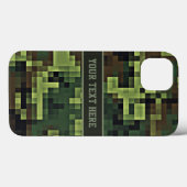 Texte personnalisé Abstrait Camo iPhone 6 coque (Verso (horizontal))