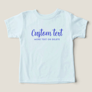 Texte personnalisé Baby Bella Canvas Tri-blend Ble