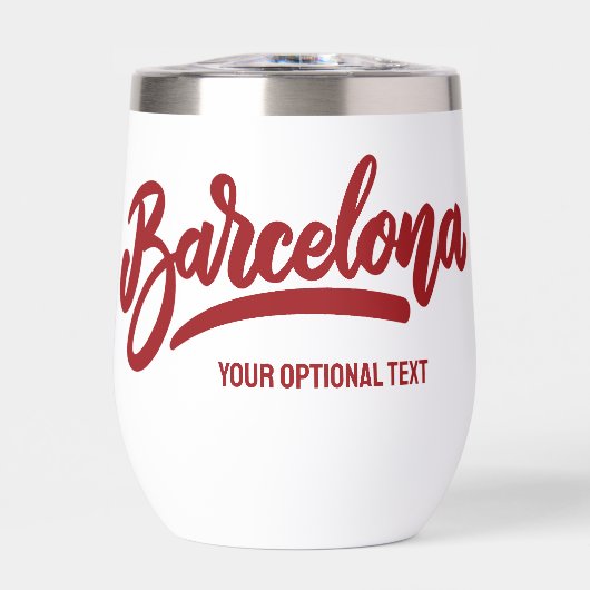 Texte personnalisé Barcelone (Avant)