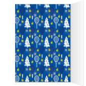 🎾 🎄 Texte personnalisé, bleu et vert Bauble de t (Intérieur (Gauche))