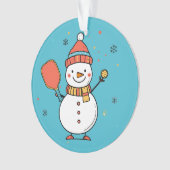 Texte personnalisé Dinking Snowman (devant)