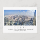 Texte personnalisé, Dubaï, Carte postale Émirats a (Devant)
