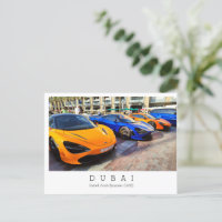 Texte personnalisé, Dubaï, Carte postale Émirats a